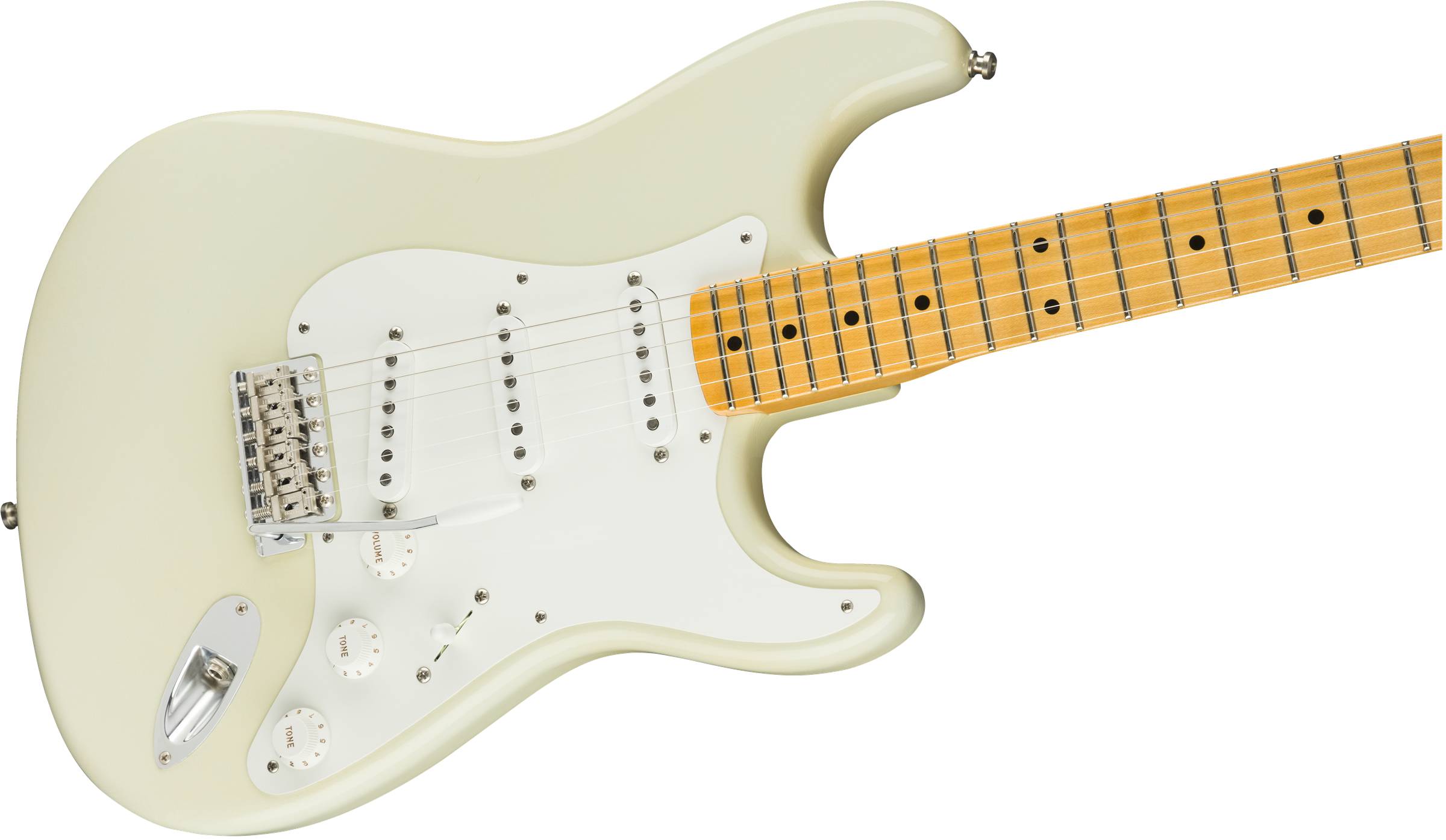 Jimmie Vaughan Stratocaster®, Maple Fingerboard, Aged Olympic White