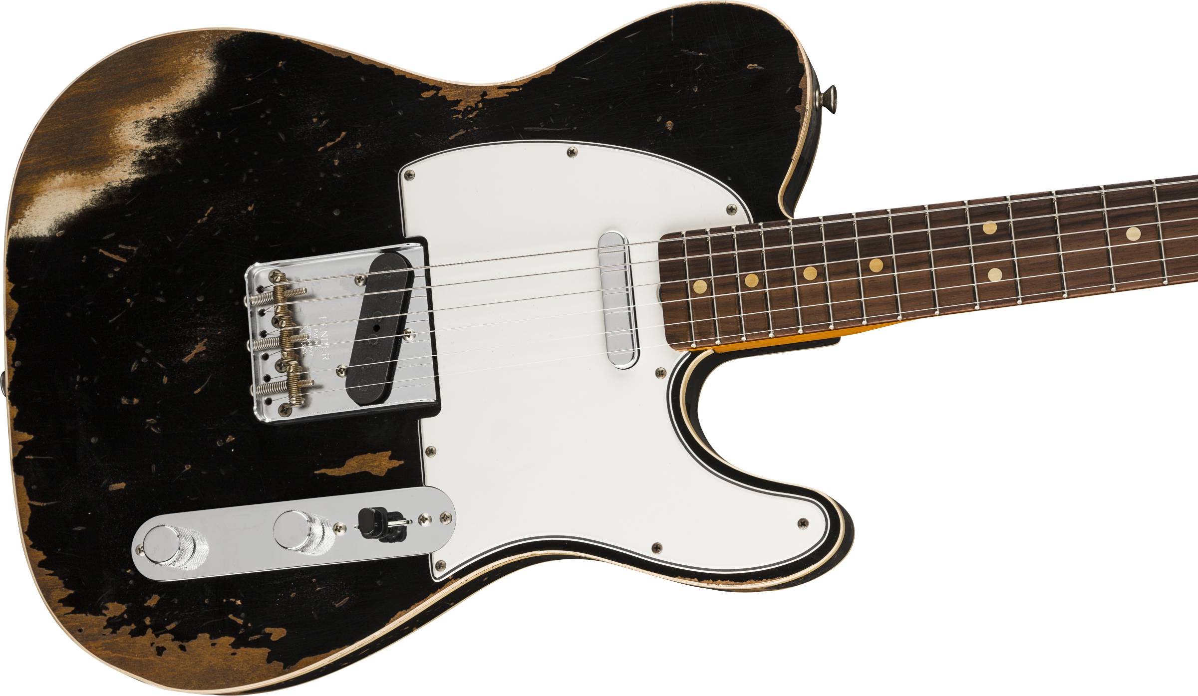 1964 Telecaster® Custom Heavy Relic®, Rosewood Fingerboard, Aged Black